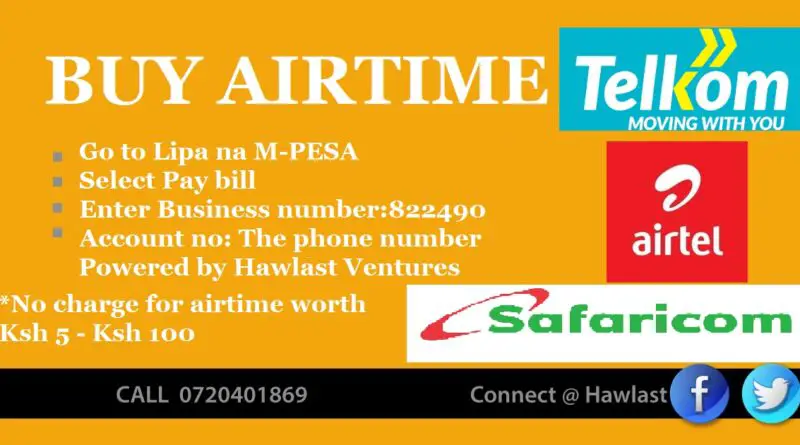 Airtime Kenya Telkom or Airtel